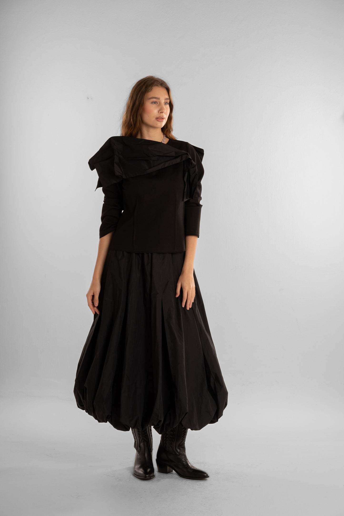 puffy skirt with volume