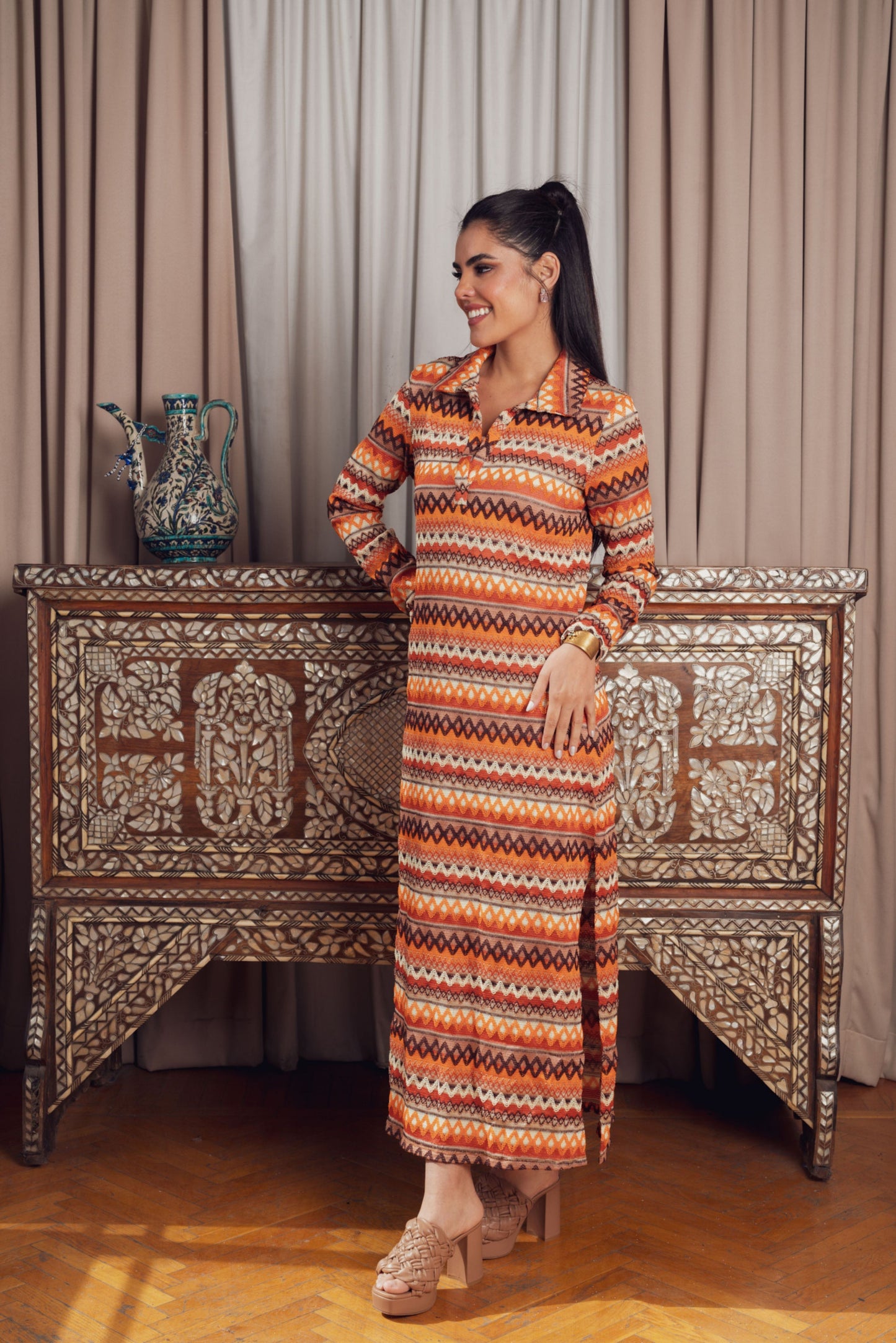 Vibrant and chic dress