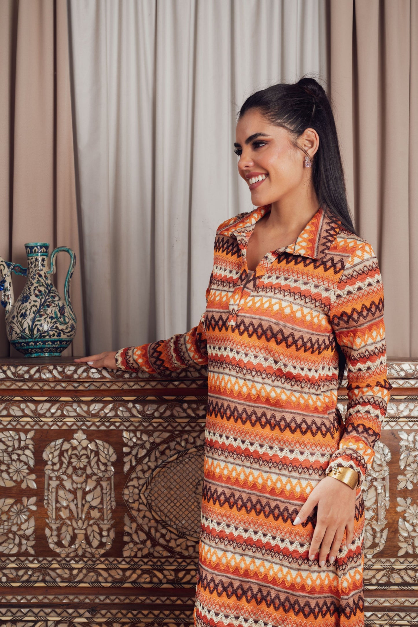 Vibrant and chic dress