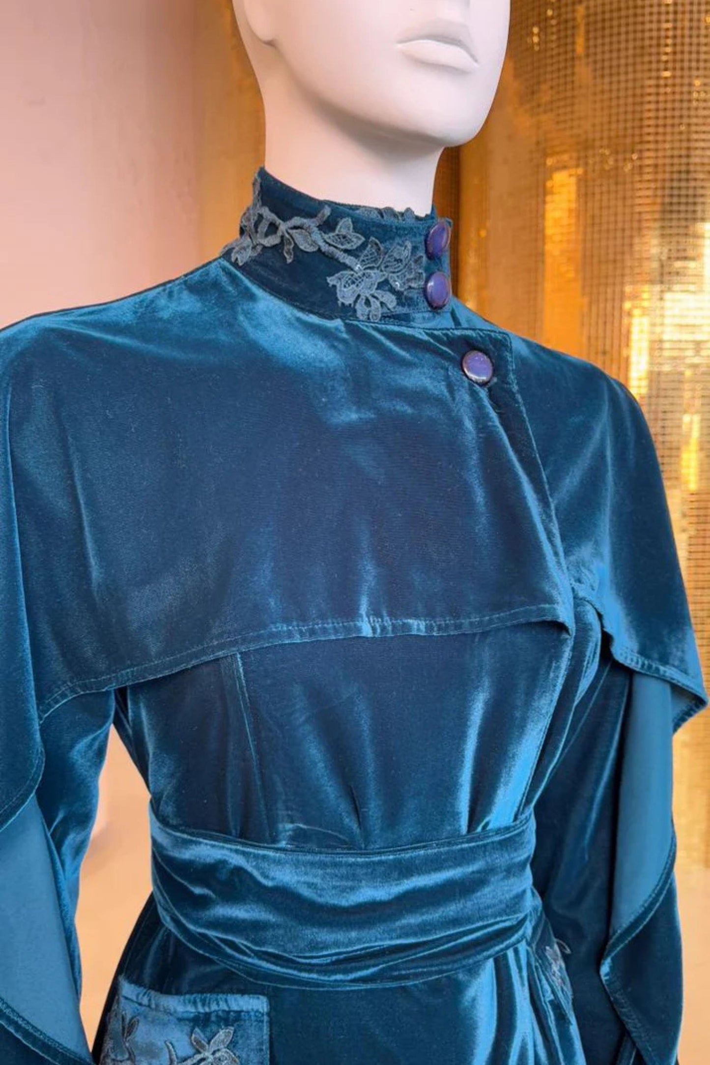 Midnight bloom the velvet Dress of Dreams.