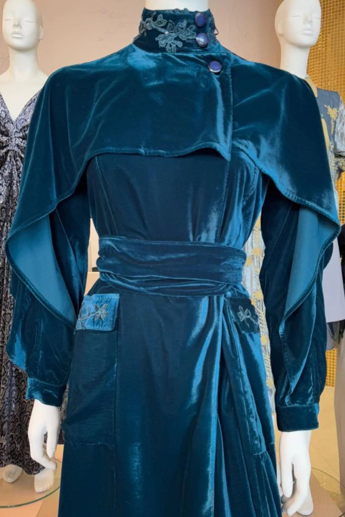 Midnight bloom the velvet Dress of Dreams.