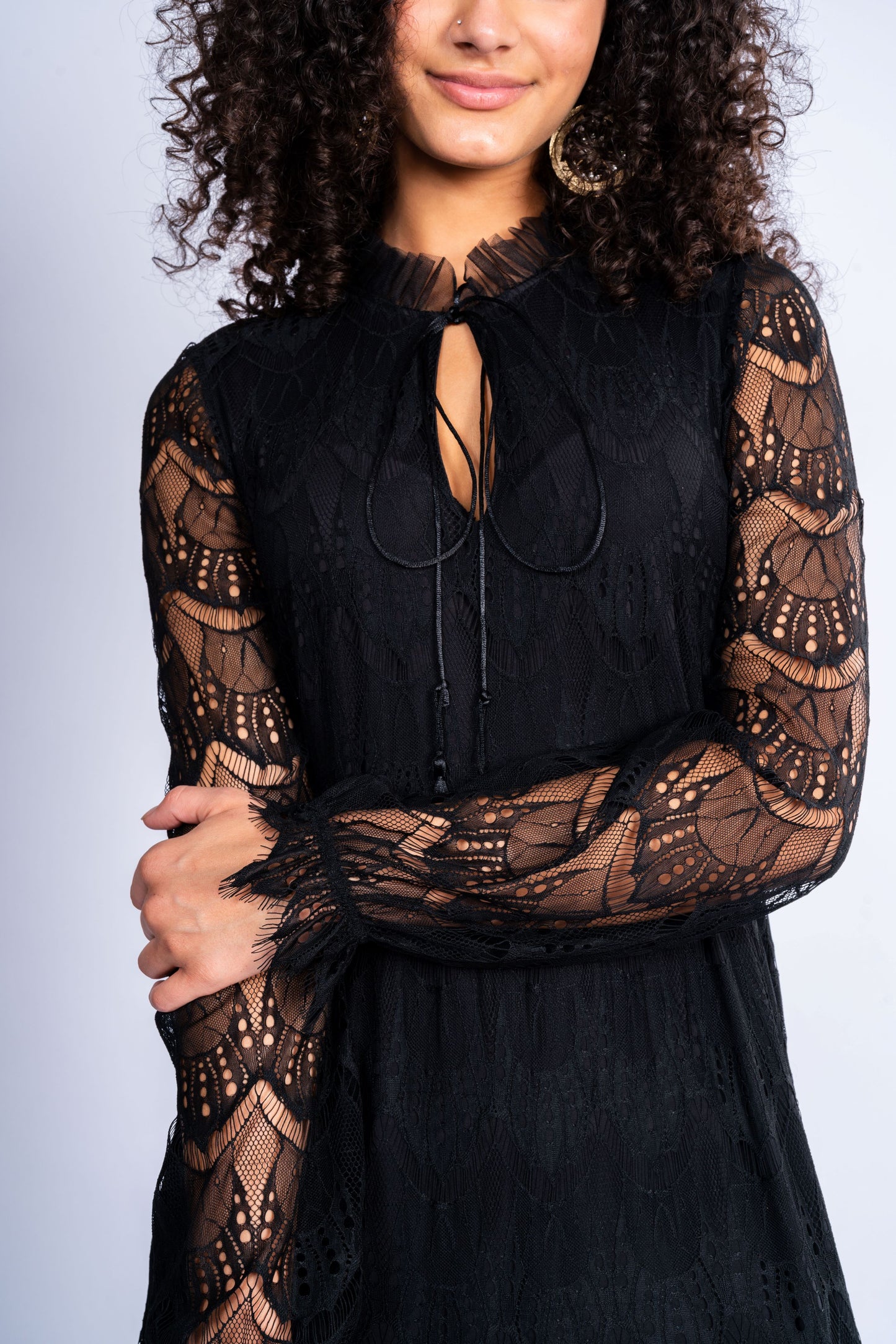 LACE BLACK DRESS
