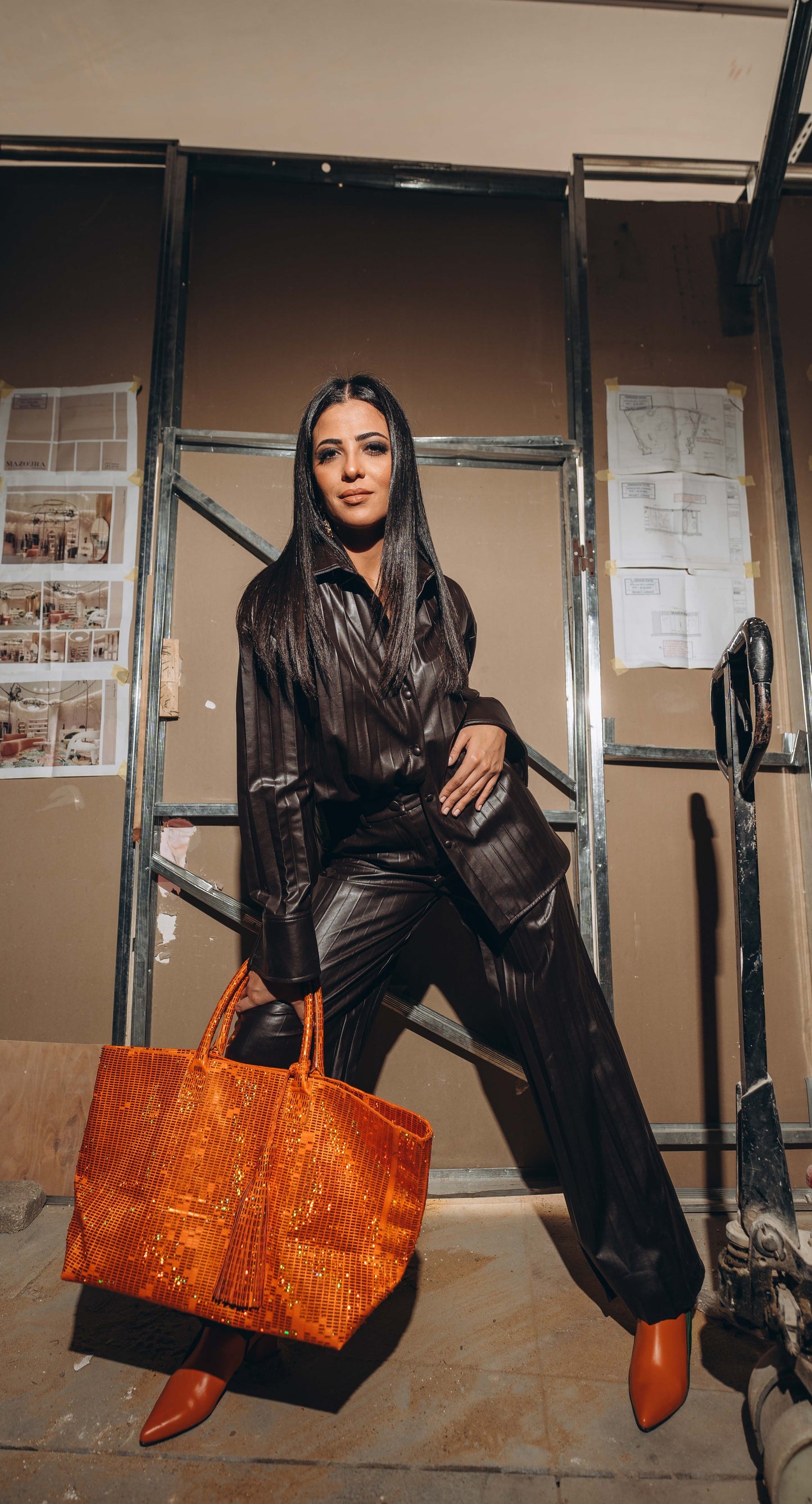 Heartbreak leather pants