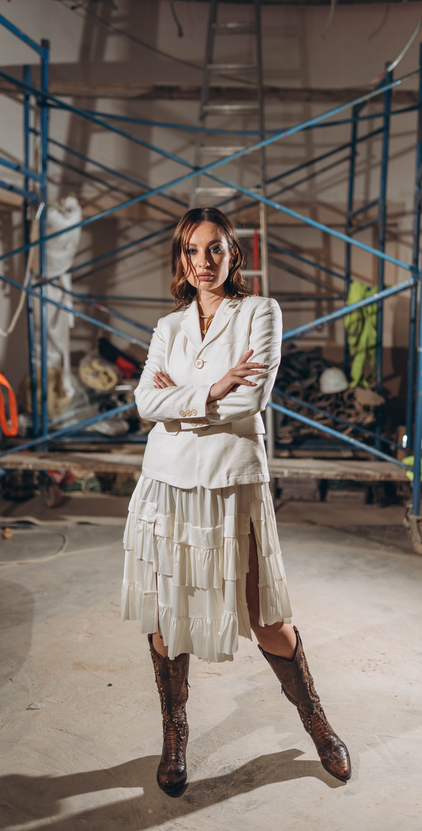 Lady boss blazer dress