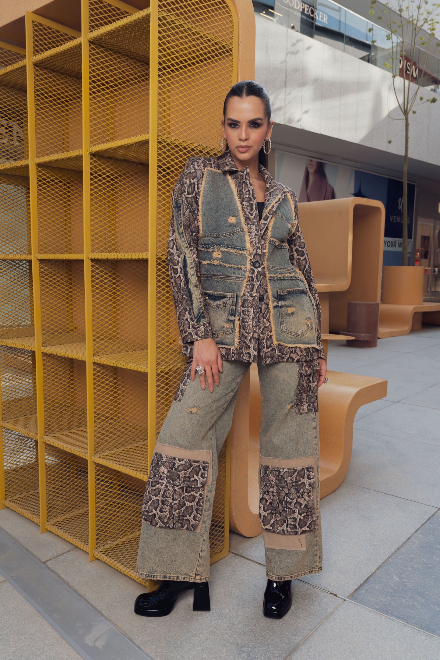 DINEM JACKET WITH ANIMAL PRINT