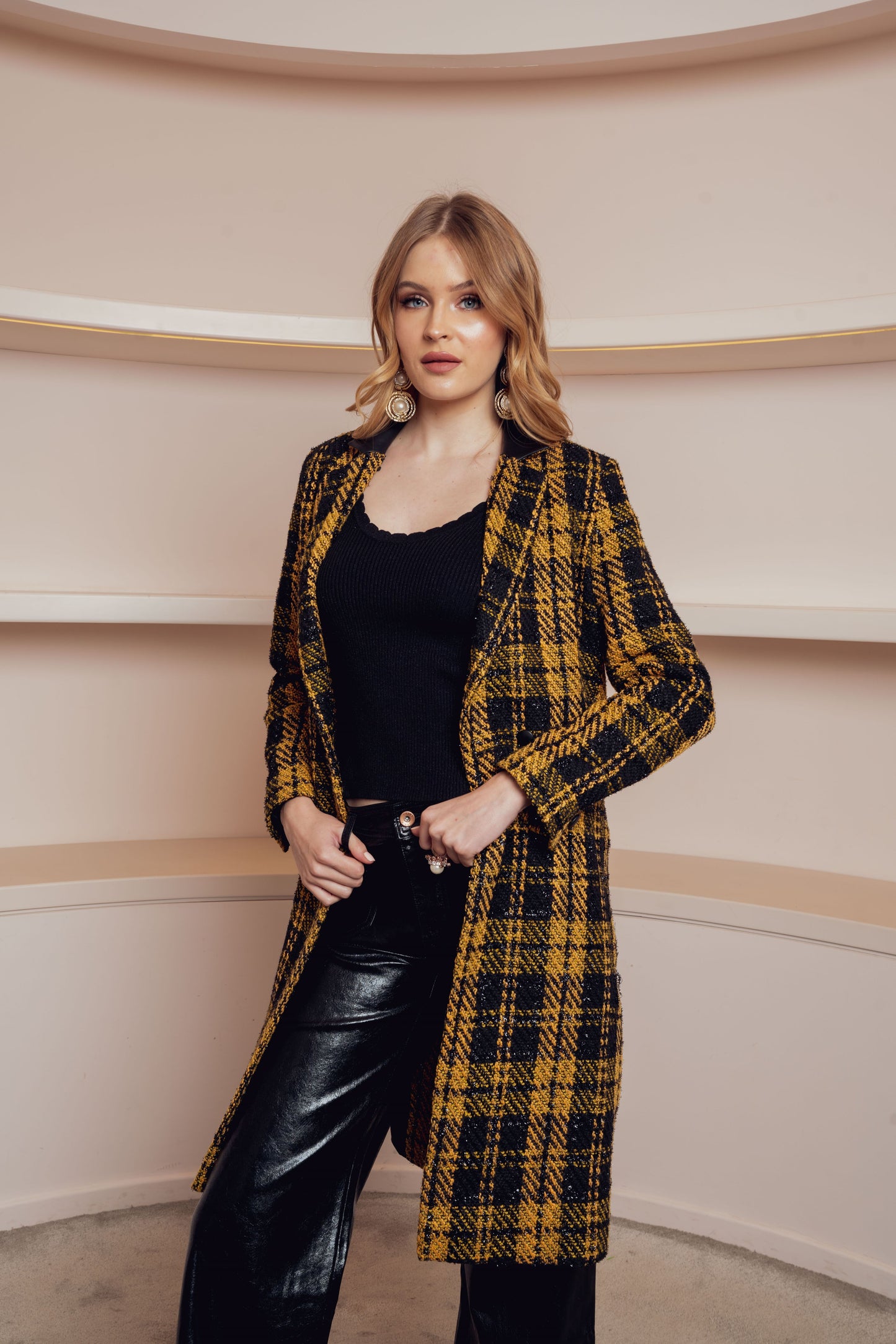 COMBINED HERRINGBONE BLAZER