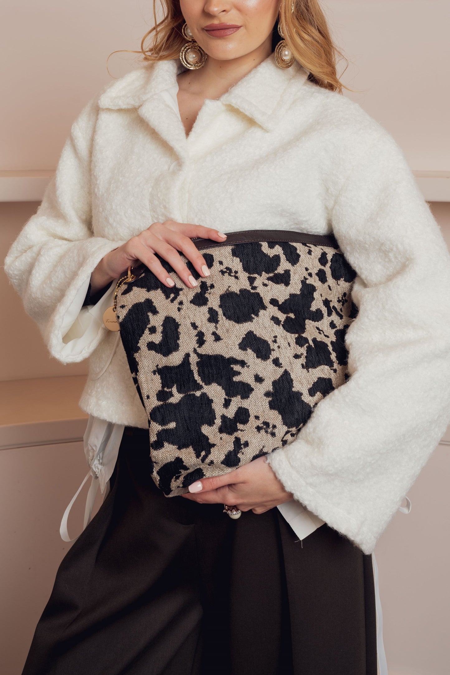ANIMAL PRINT CROSSBODY BAG