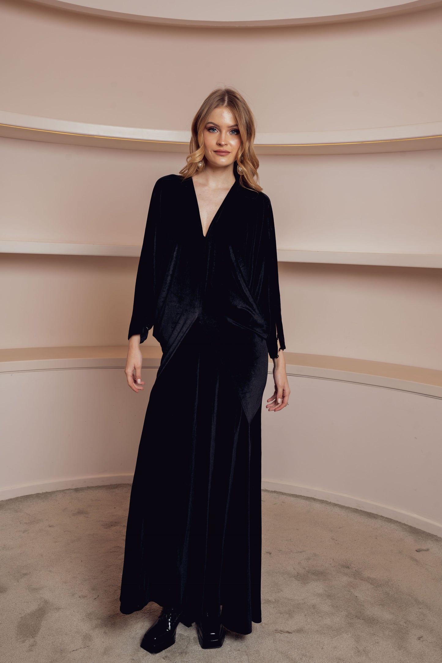 valvet dress