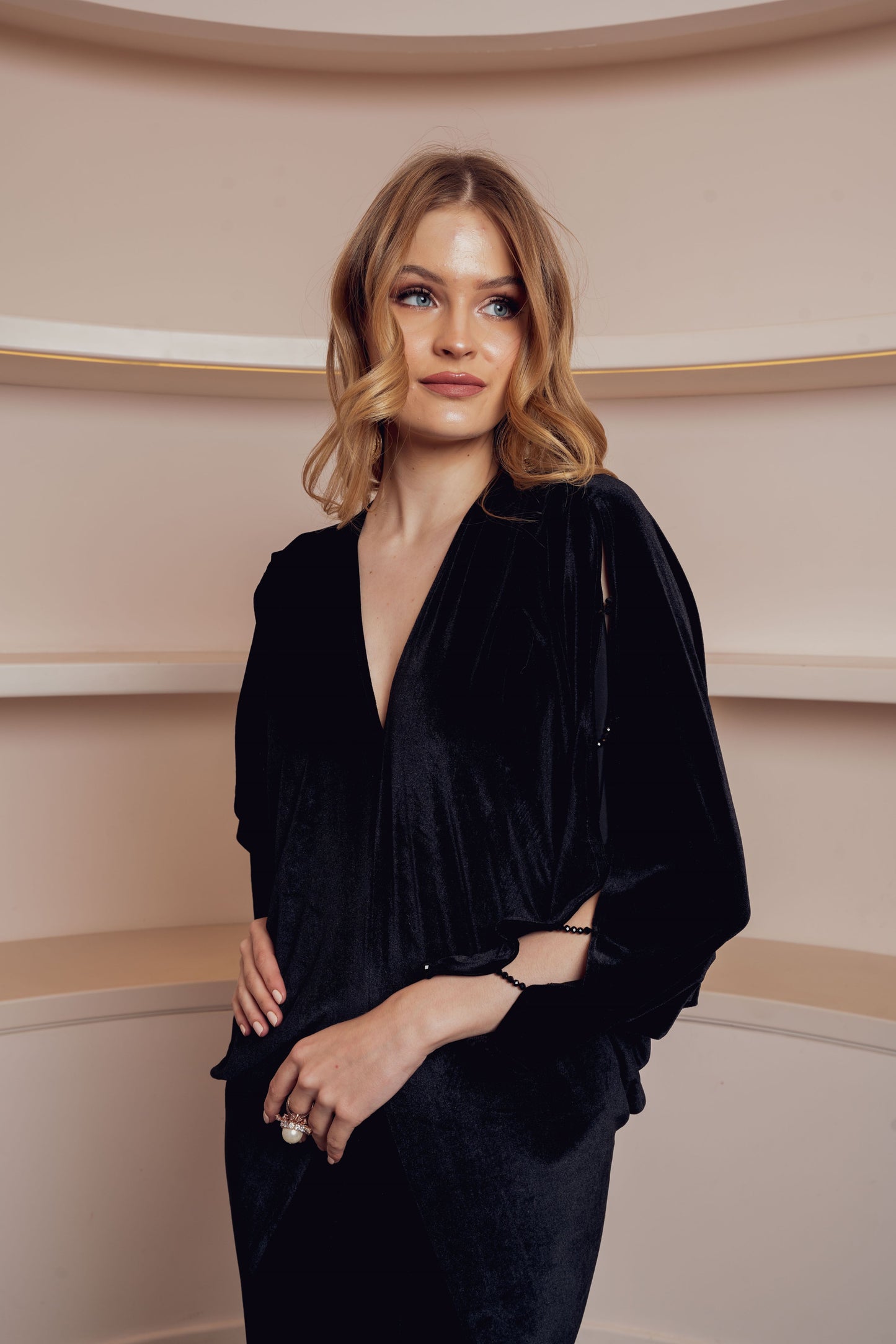 valvet dress
