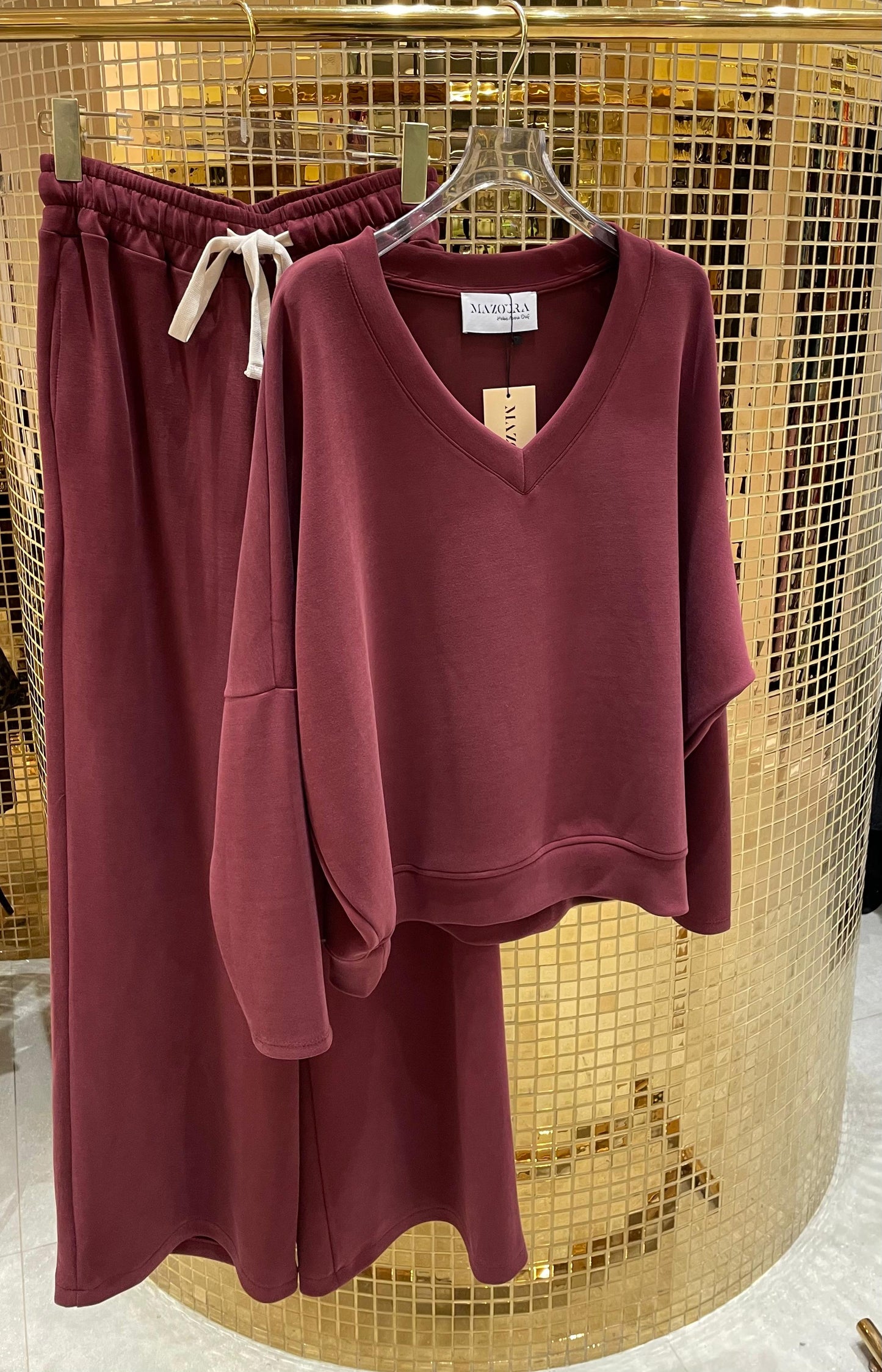 Burgundy Comfy Set