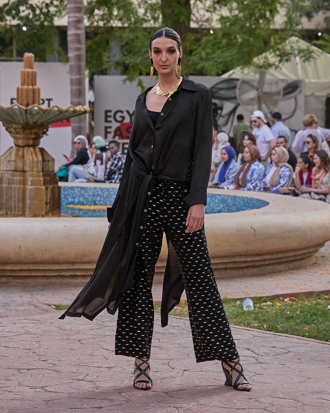 Signature Wild Maxi Shirt Dress