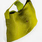 Croc Lime Green Leather Bag