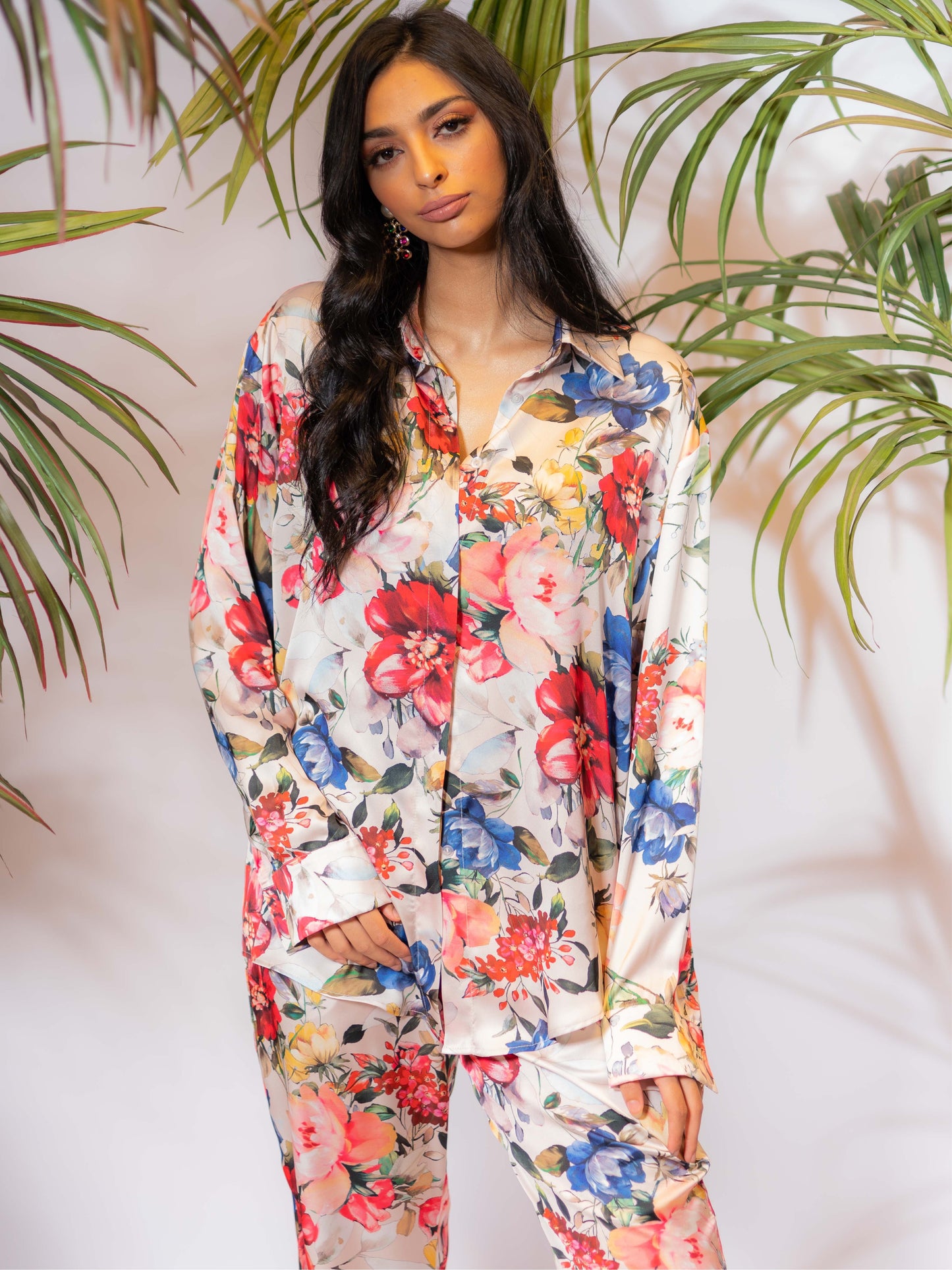 Signature Floral Silk Set