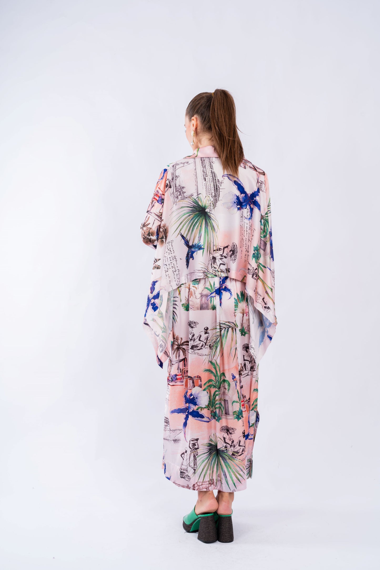 TROPICAL PRINT BLAZER