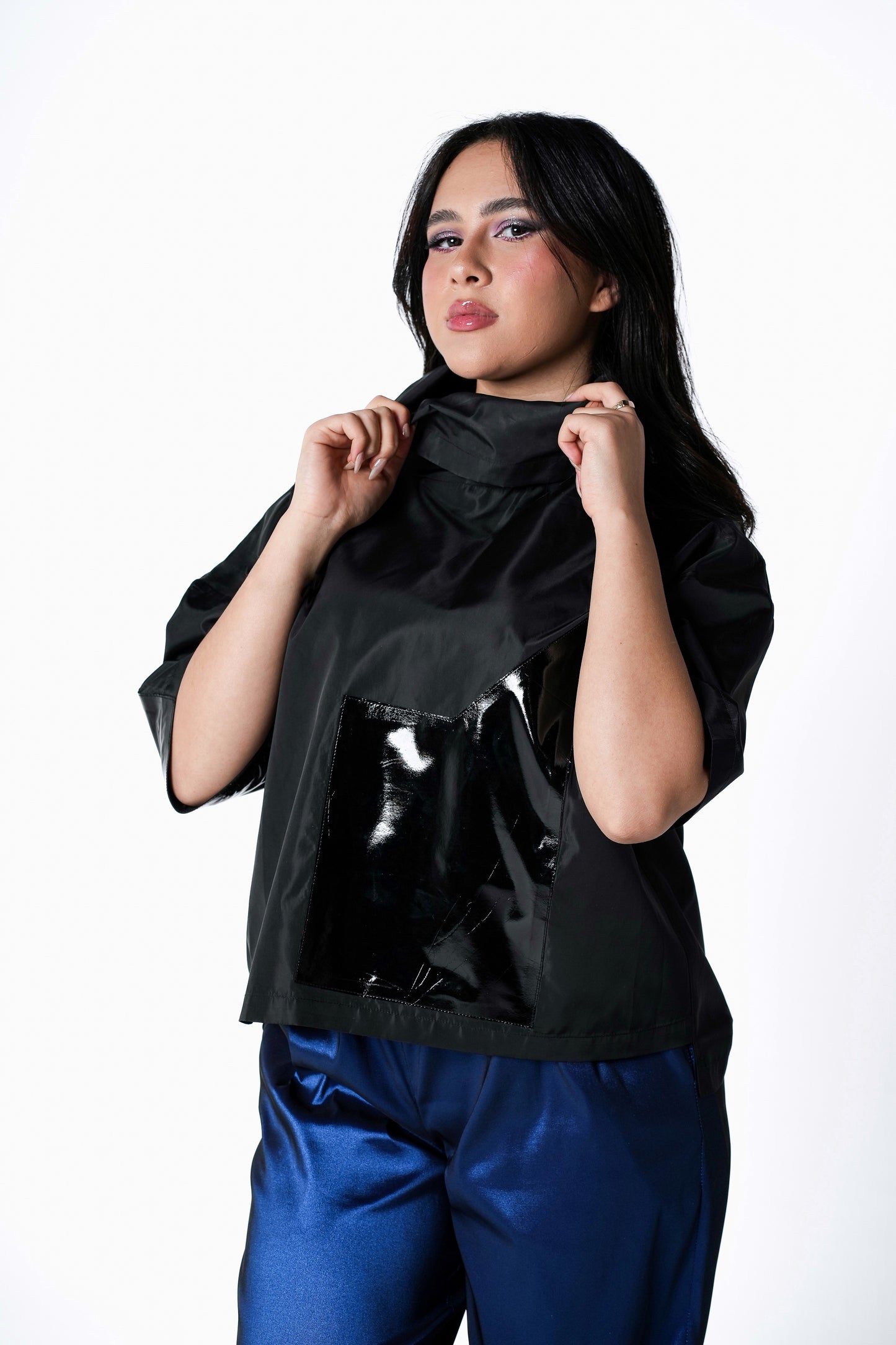 Nylon Black T-shirt