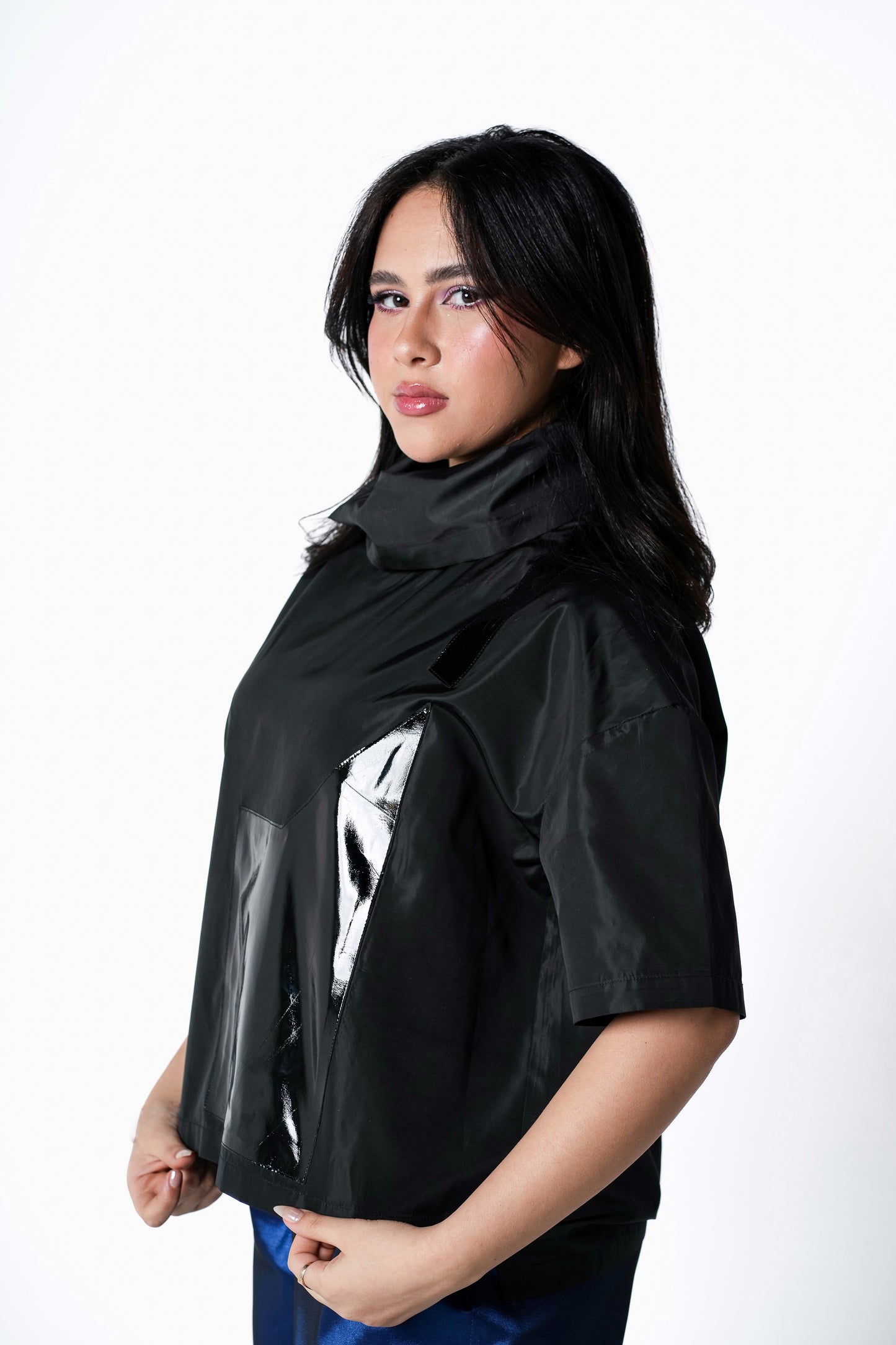 Nylon Black T-shirt