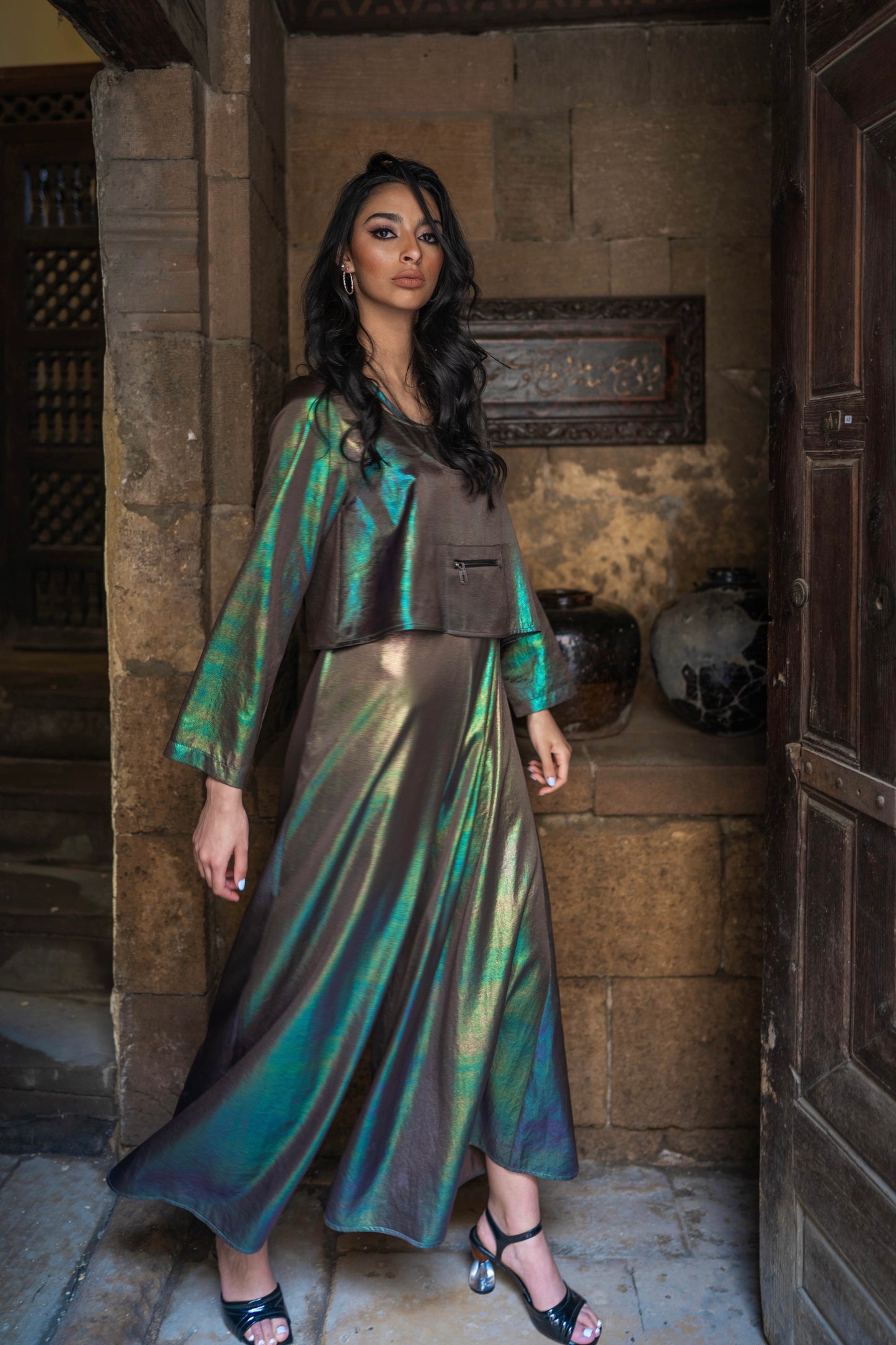 Royal Metallic Jumpsuit