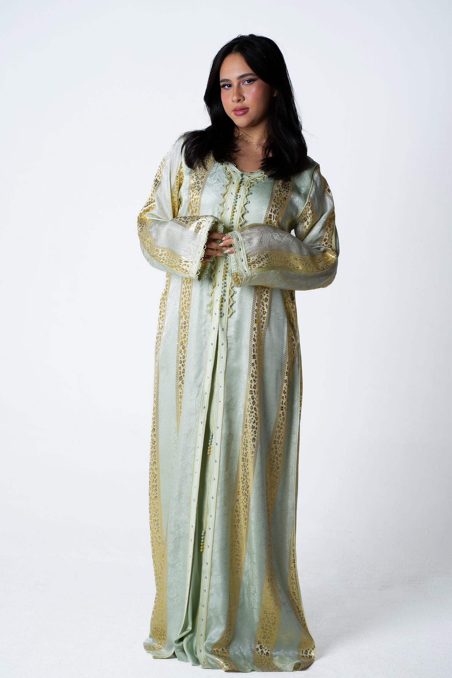 Golden Leopard Kaftan