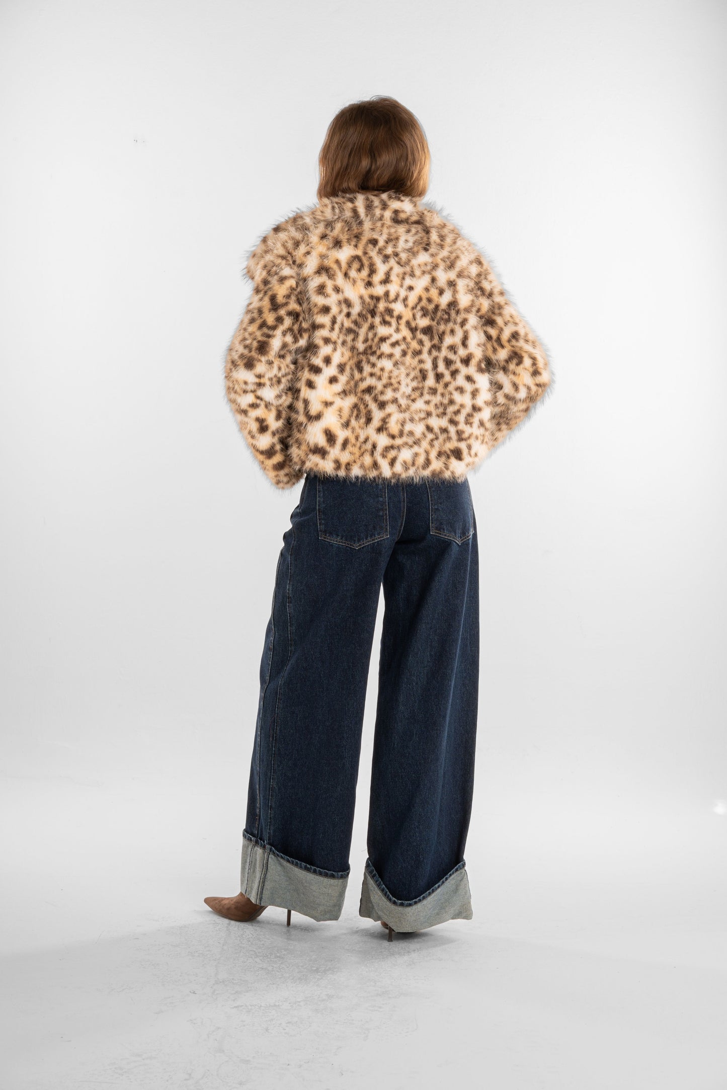 Leopard Luxe Faux-Fur Jacket