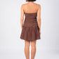 short brown dress
