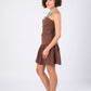 short brown dress