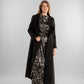 Black Long Open-Front Coat
