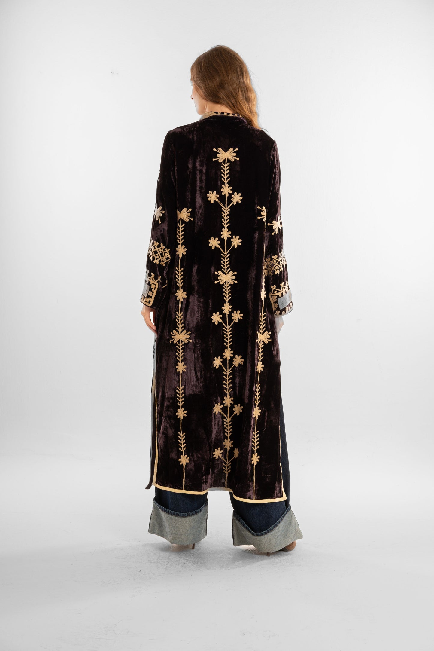 Velvet Embroidered coat