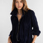 Dark Blue Velvet Jacket