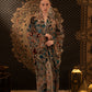 Printed Kaftan with Matching Pattern Design