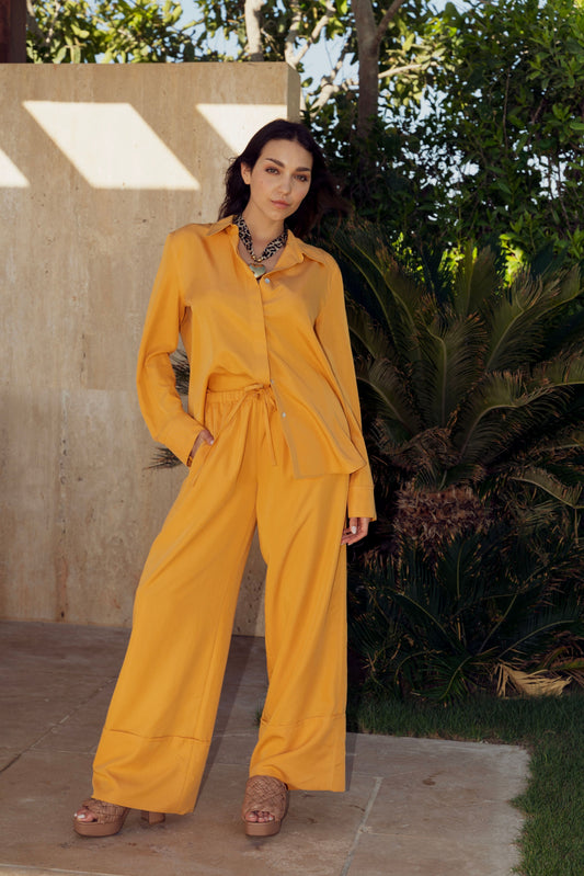 Golden Bloom Relaxed Pant.