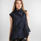 Dark Blue Wide-Cut Top