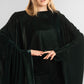 Dark Green Velvet Shawl