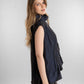 Dark Blue Wide-Cut Top