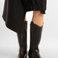 Black Knee-High Boots