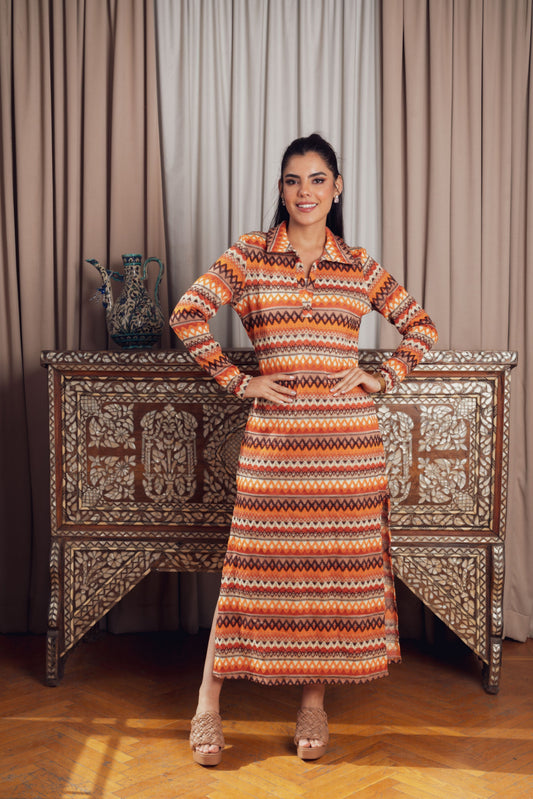 Vibrant and chic dress