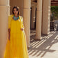 Golden Glow Layered Dress.