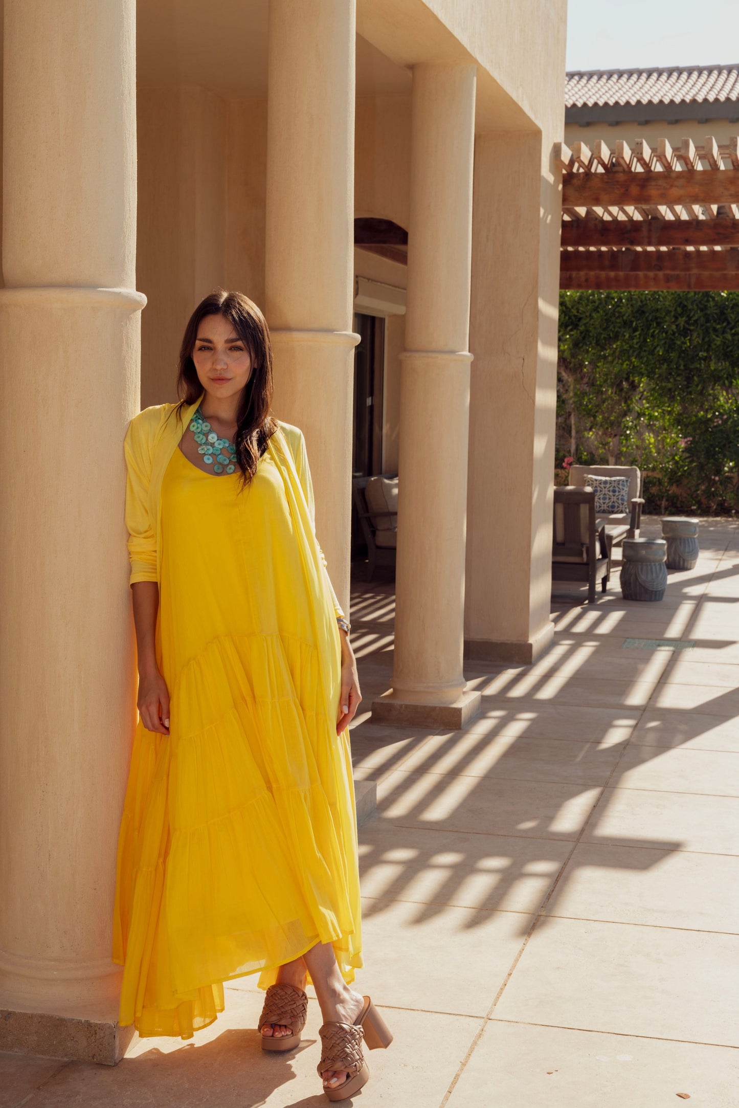 Sunshine Flow Maxi Cardigan.