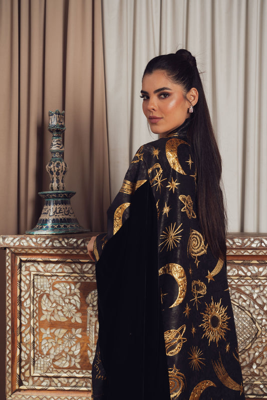 Elegant Ramadan-inspired design with intricate golden details.