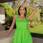 Lime Breeze Summer Dress.