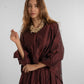 Burgundy Taftah Top