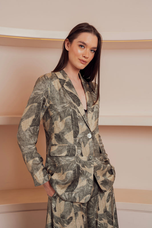 Patterned Pantsuit