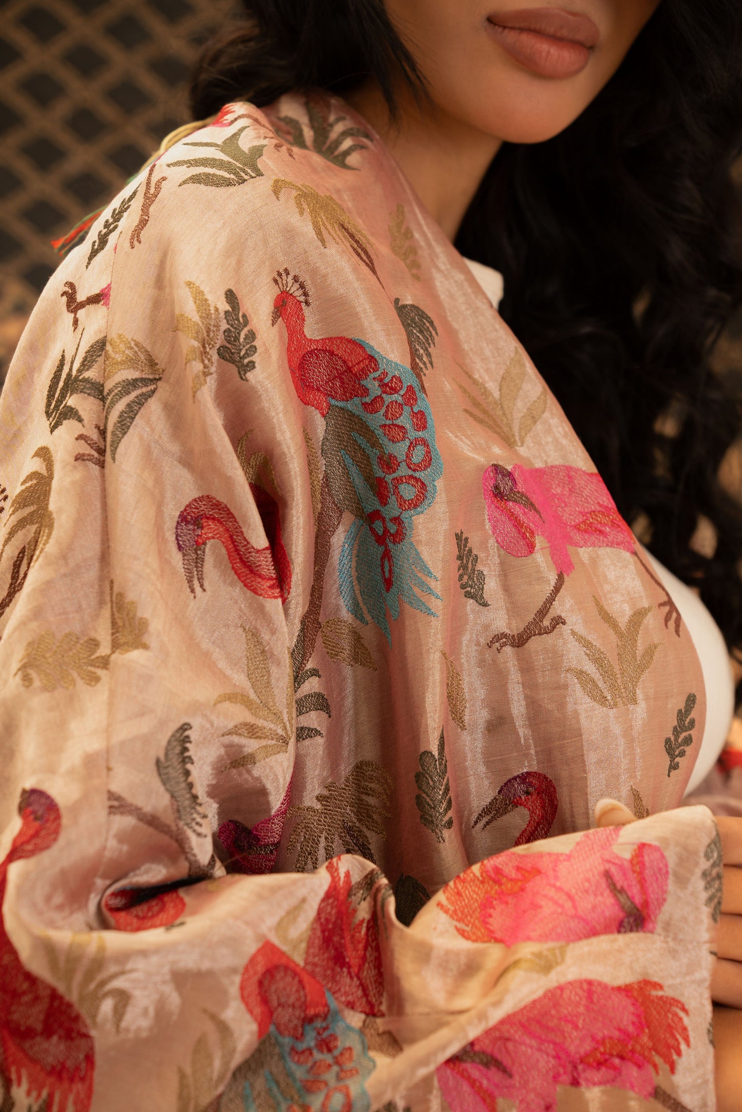 Double-Faced Velvet Kaftan