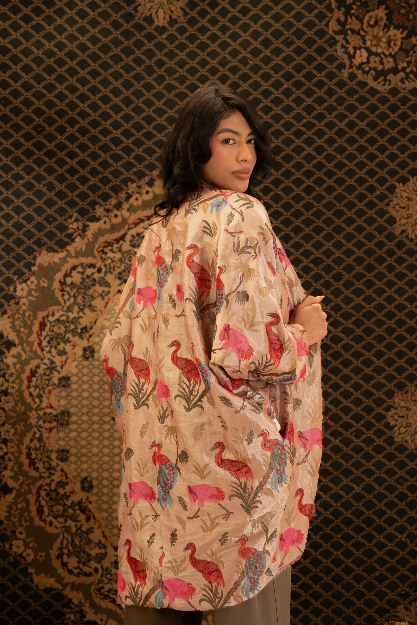 Double-Faced Velvet Kaftan