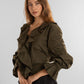 V-Neck Olive Top