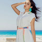 The Summer Shirt Dress – crisp, cool & color-popped