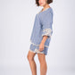 blue short set