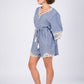 blue short set