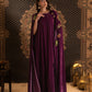 Purple Velvet Kaftan