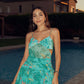 Tropical Petal Asymmetrical Skirt.