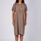 short brown dress